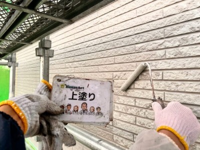 外壁上塗り