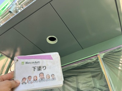 軒天下塗り
