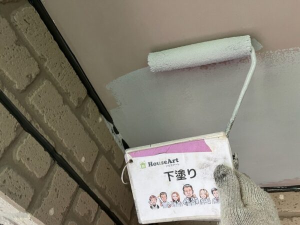 軒天下塗り