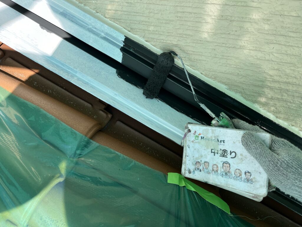 水切鉄板　中塗り