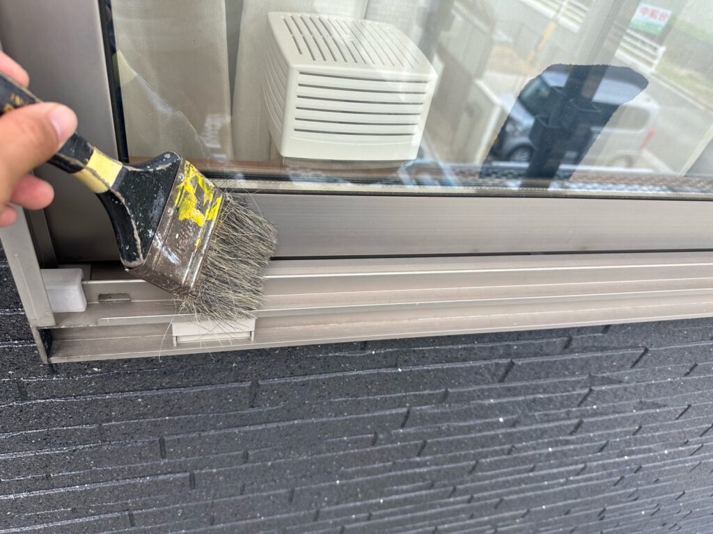 施工後　掃き掃除