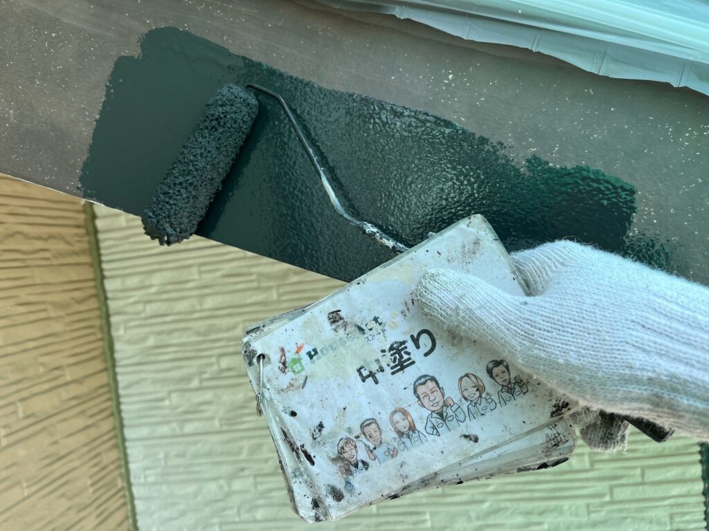 破風板　中塗り