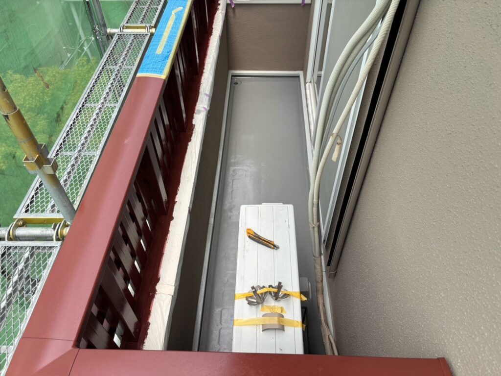 ベランダ防水も綺麗な状態です。