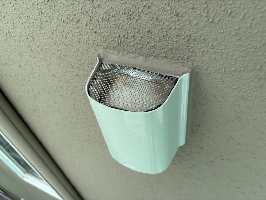換気フードネット取付け