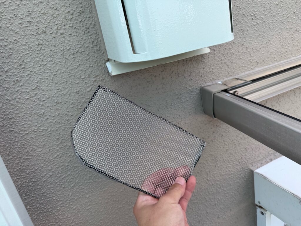 換気フードネット加工