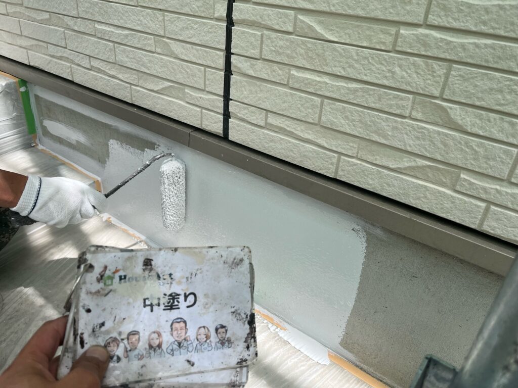 基礎　中塗り