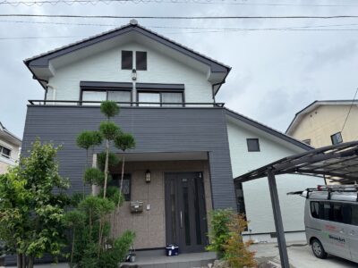 松阪市I様邸　外壁塗装事例