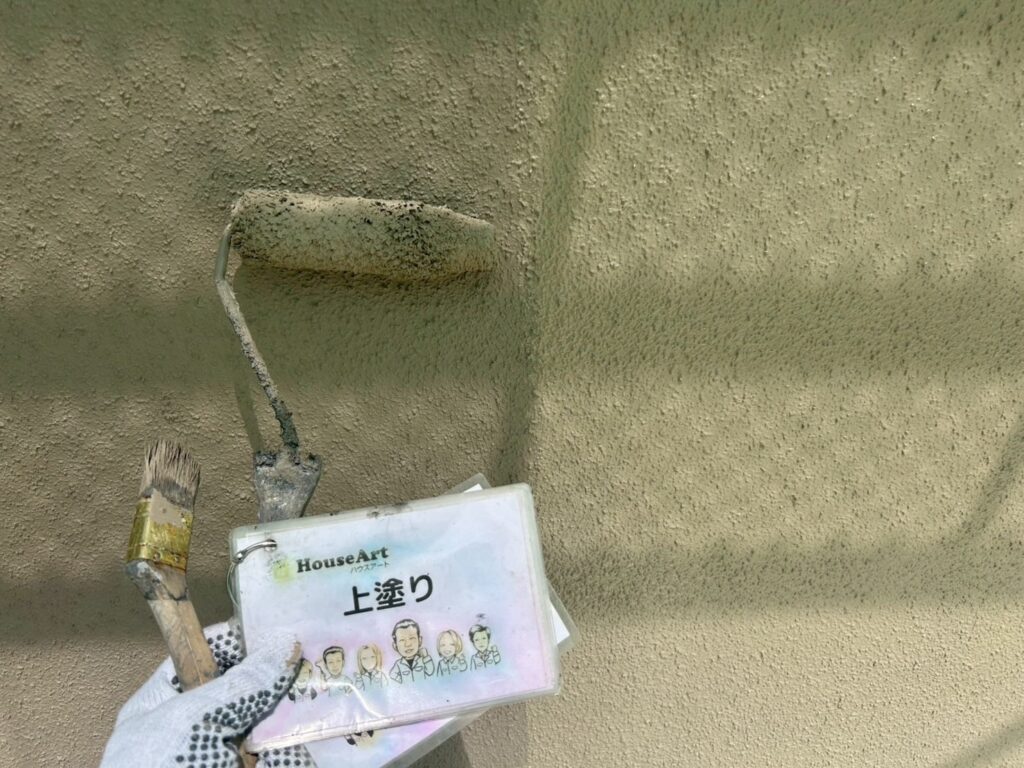 外壁上塗り