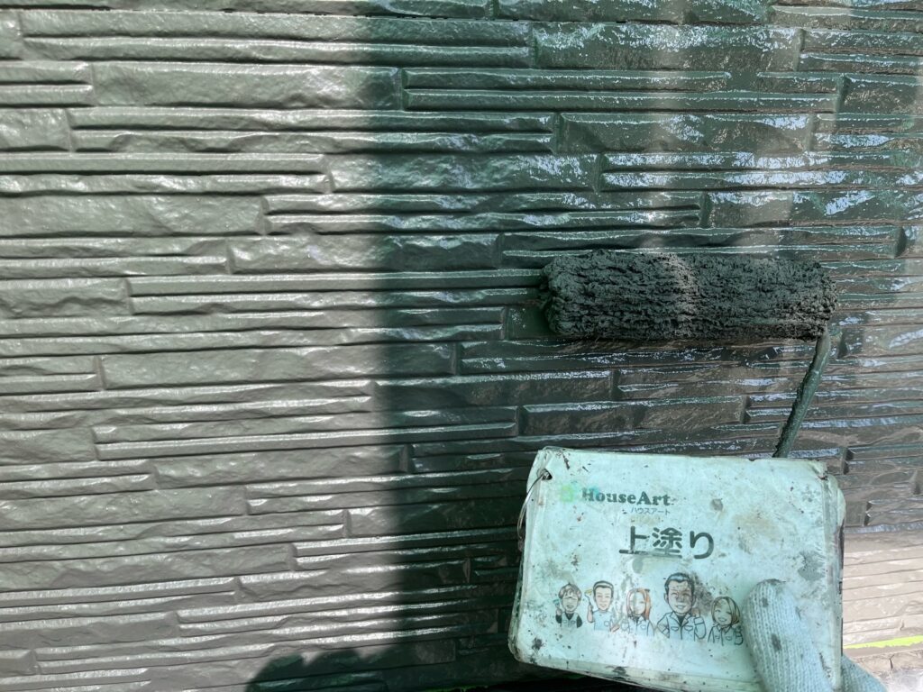 外壁上塗り