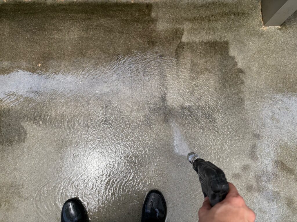 土間清掃