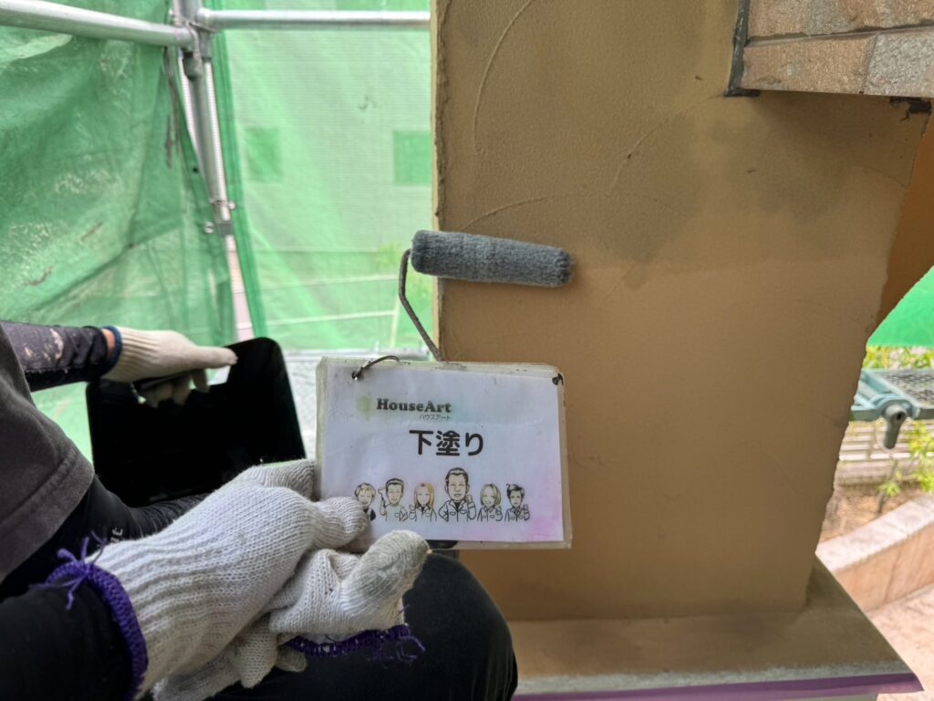 モルタル外壁下塗り