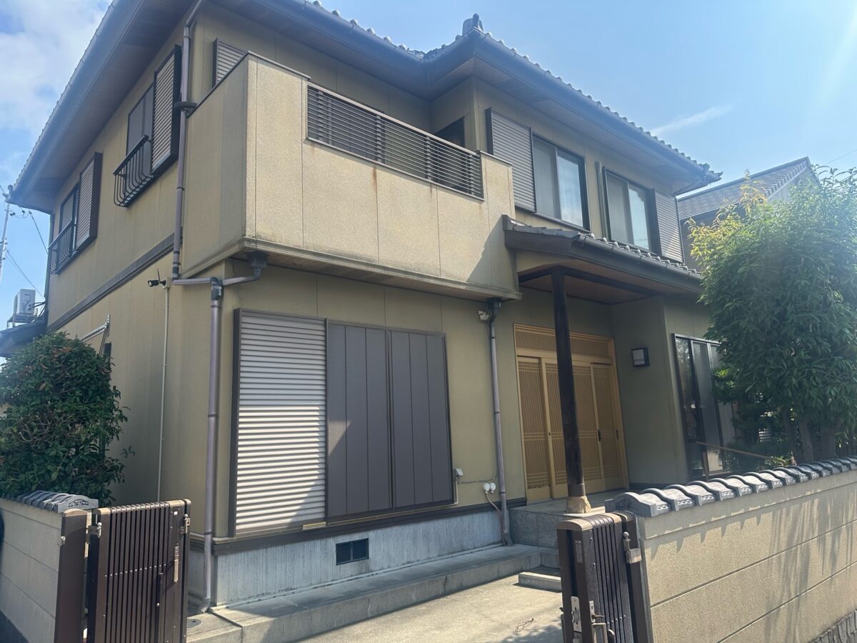 艶消しフッ素塗料で和風落ち着いたお住まいへ