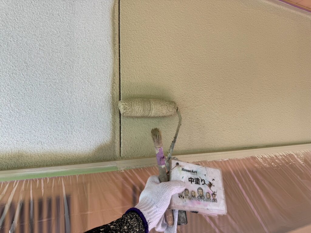 外壁中塗り