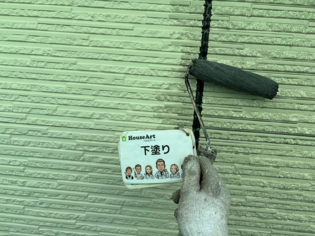 外壁下塗り