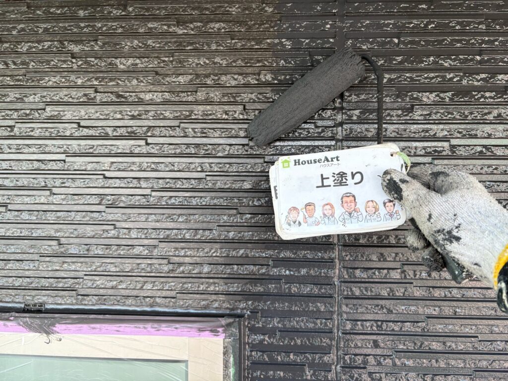 外壁上塗り
