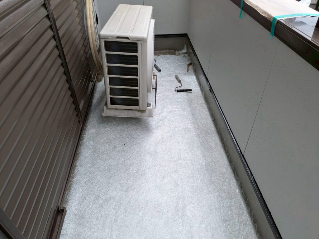 防水　FRPガラスマット積層