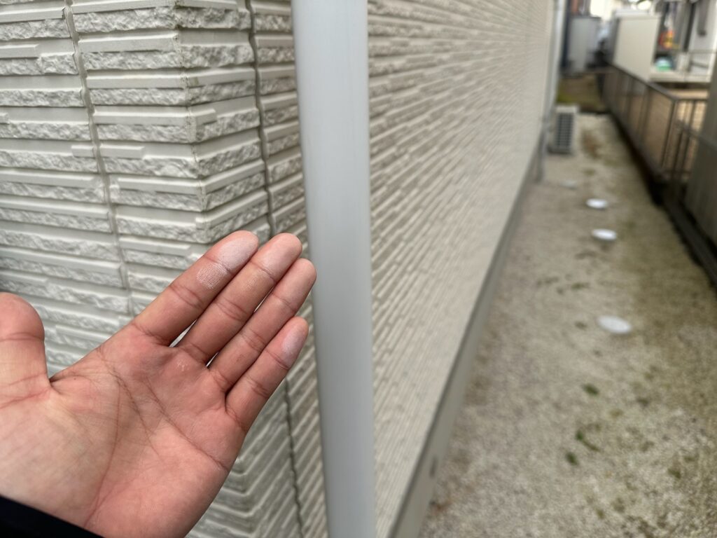 樋も色褪せが発生していました