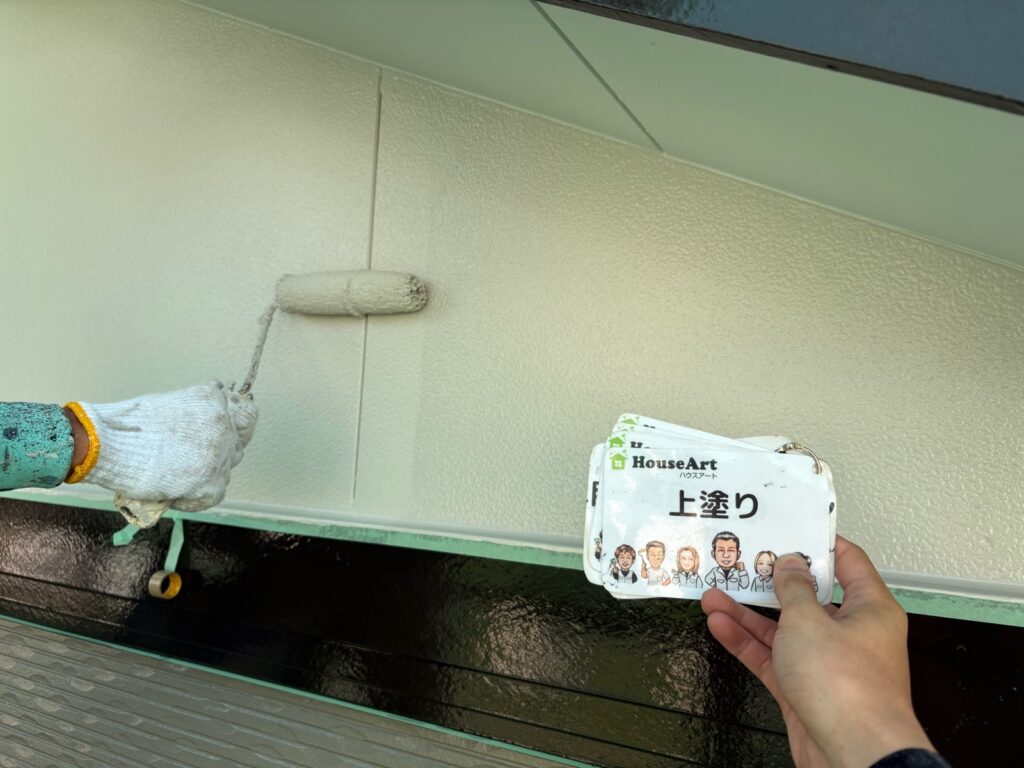 外壁　上塗り