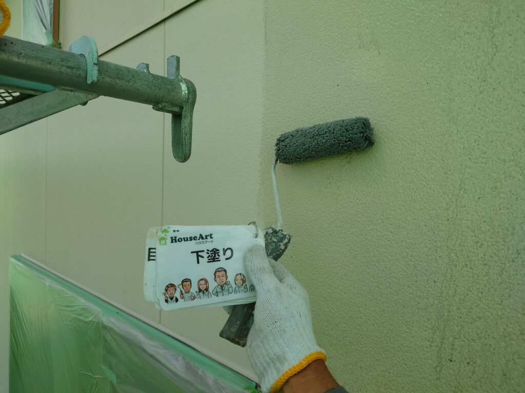 外壁　下塗り