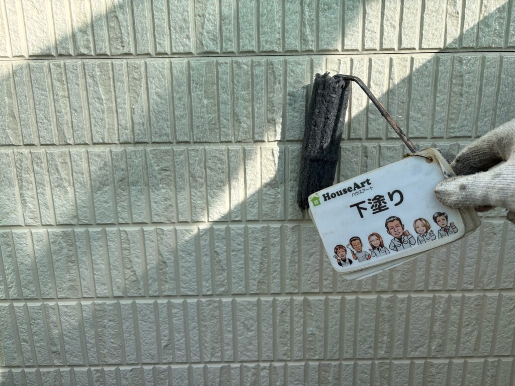 外壁下塗り