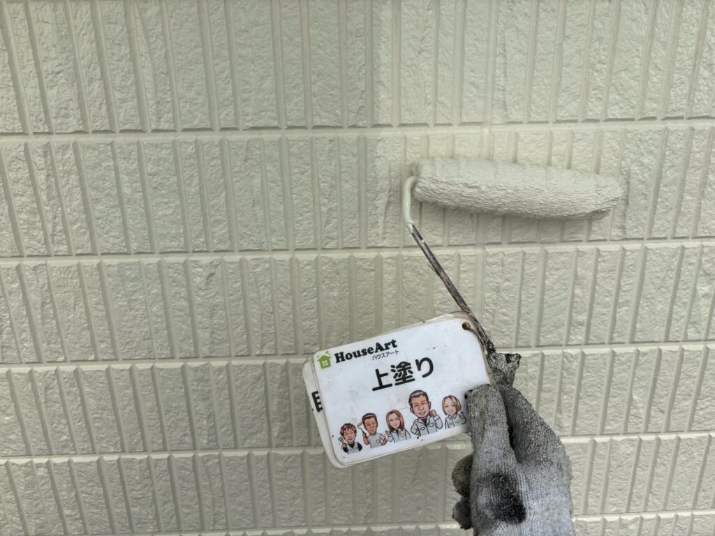 外壁上塗り

