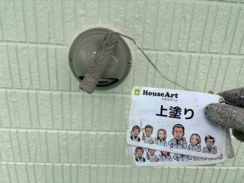 換気フード　上塗り