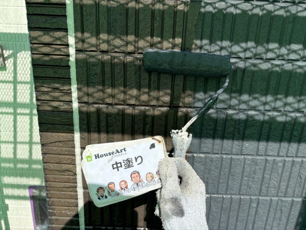 外壁中塗り