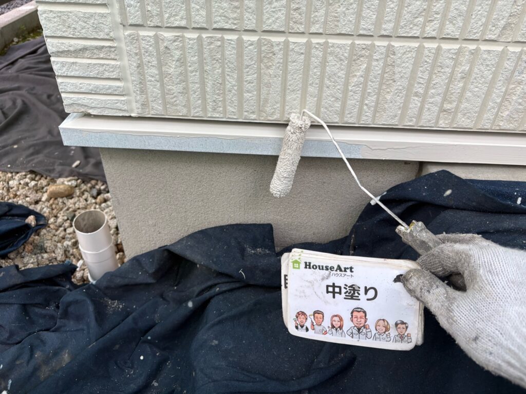 水切り鉄板　中塗り