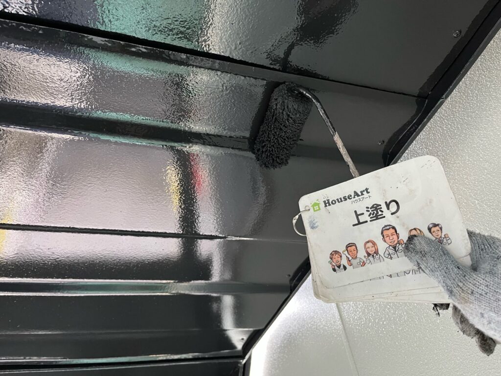 上塗り（階段）