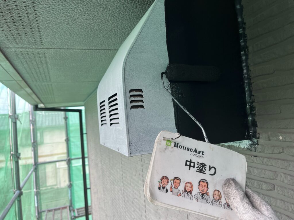 中塗り（ダクト）