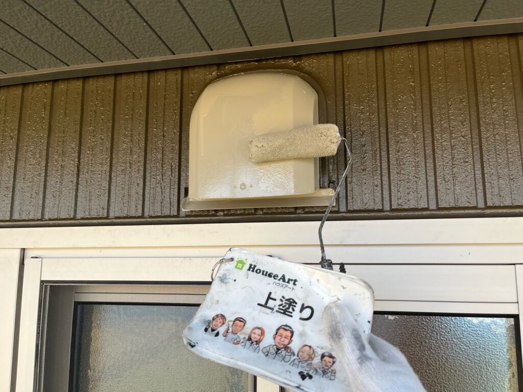 ダクト　上塗り