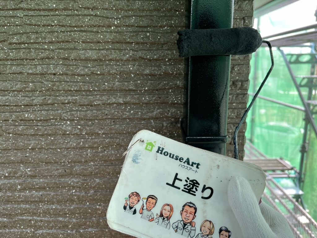 上塗り（縦樋）