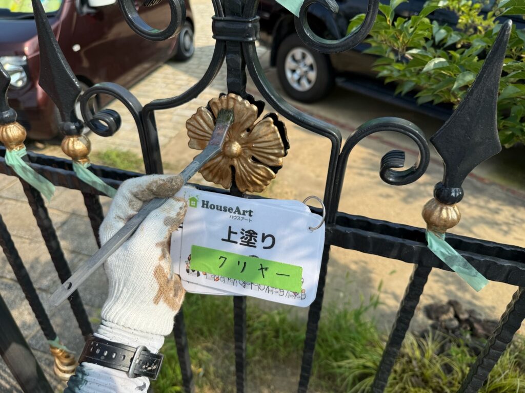 フェンス　上塗り （クリヤー）