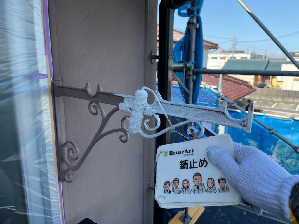 錆止め（竿受け）