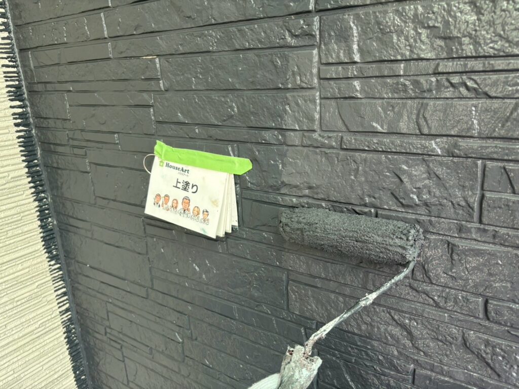 外壁上塗り