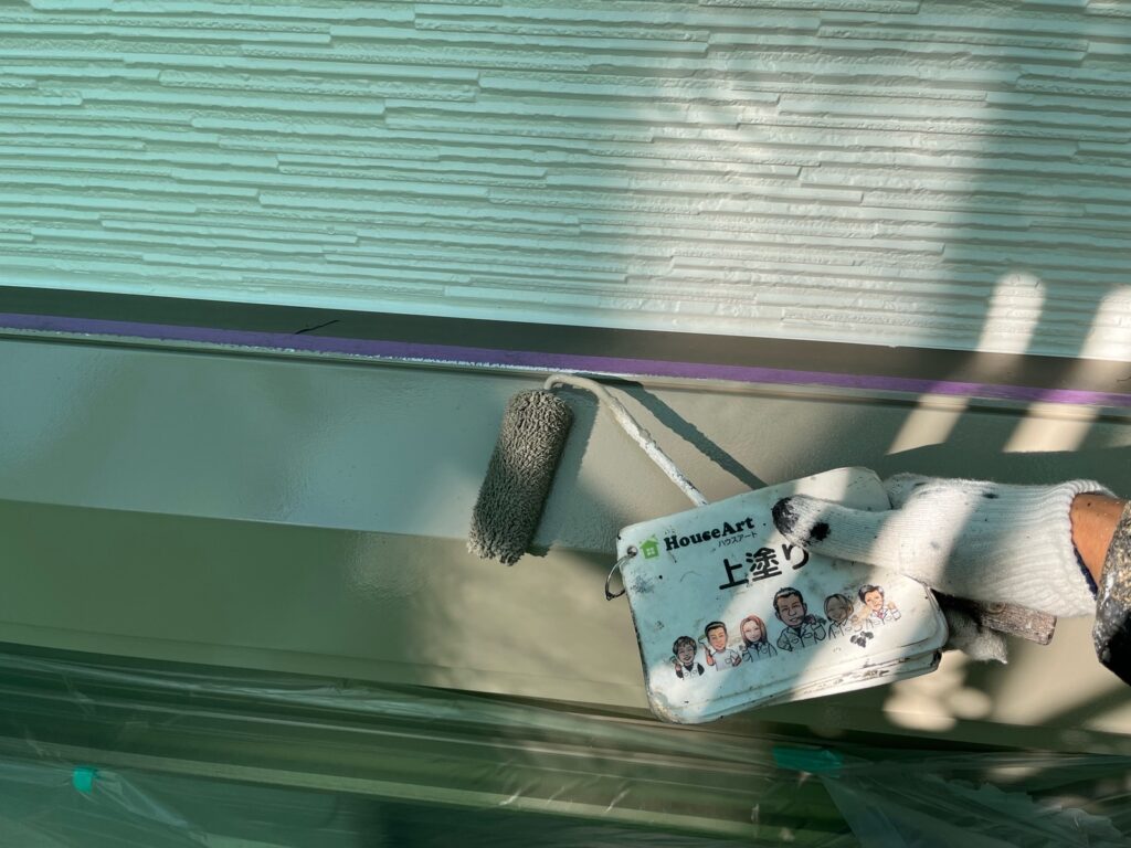 シャッターBOX　上塗り