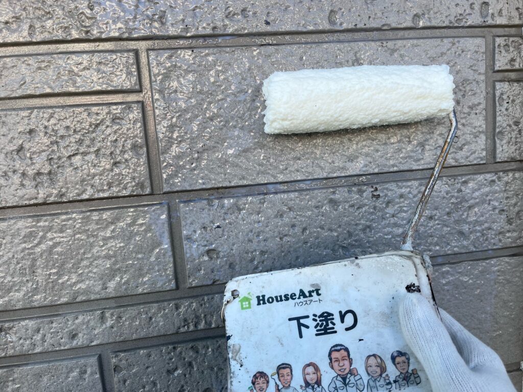 外壁　下塗り