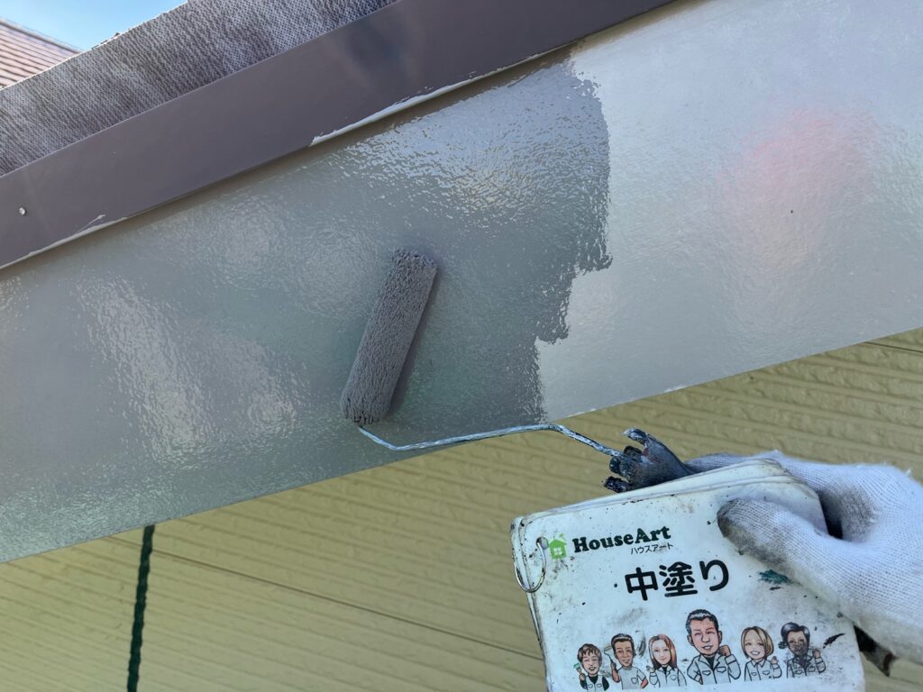 破風板　中塗り