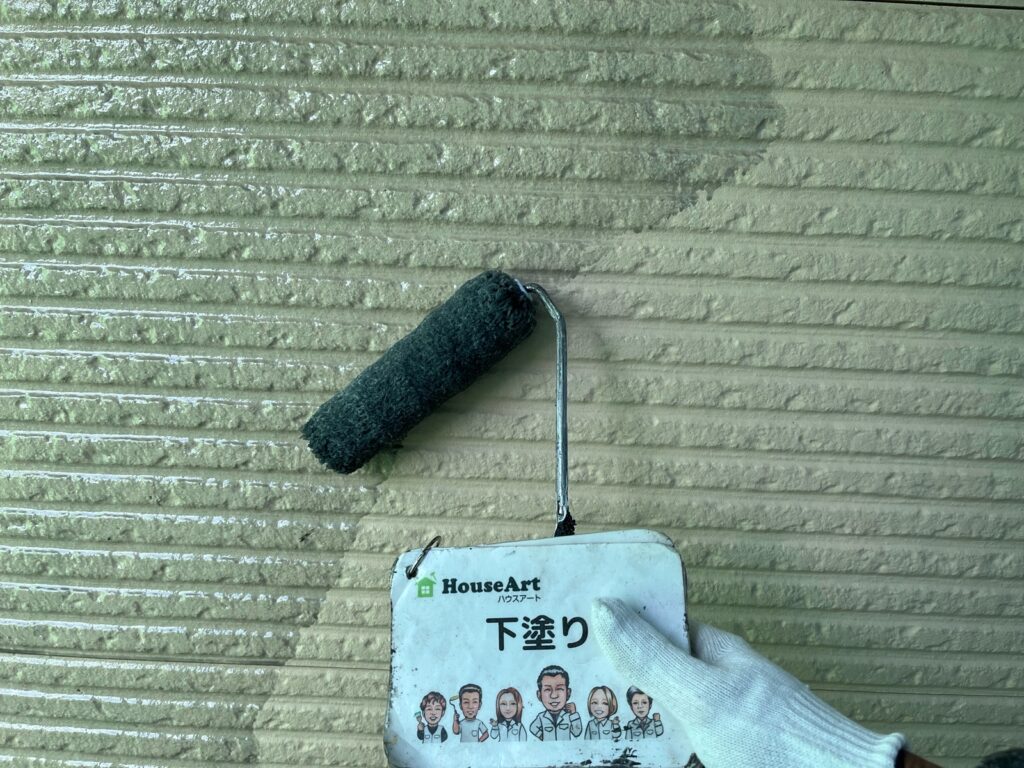 外壁　下塗り