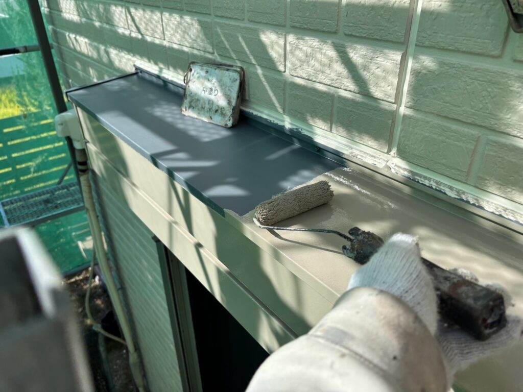 シャッターBOX　中塗り