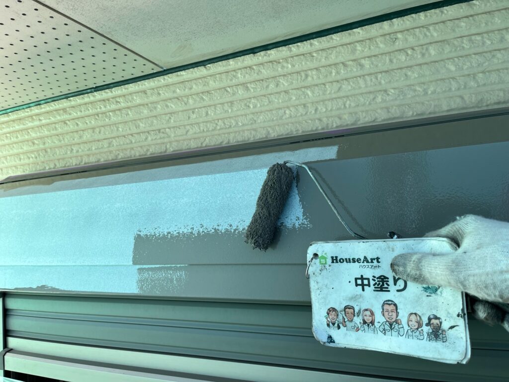 シャッターBOX　中塗り