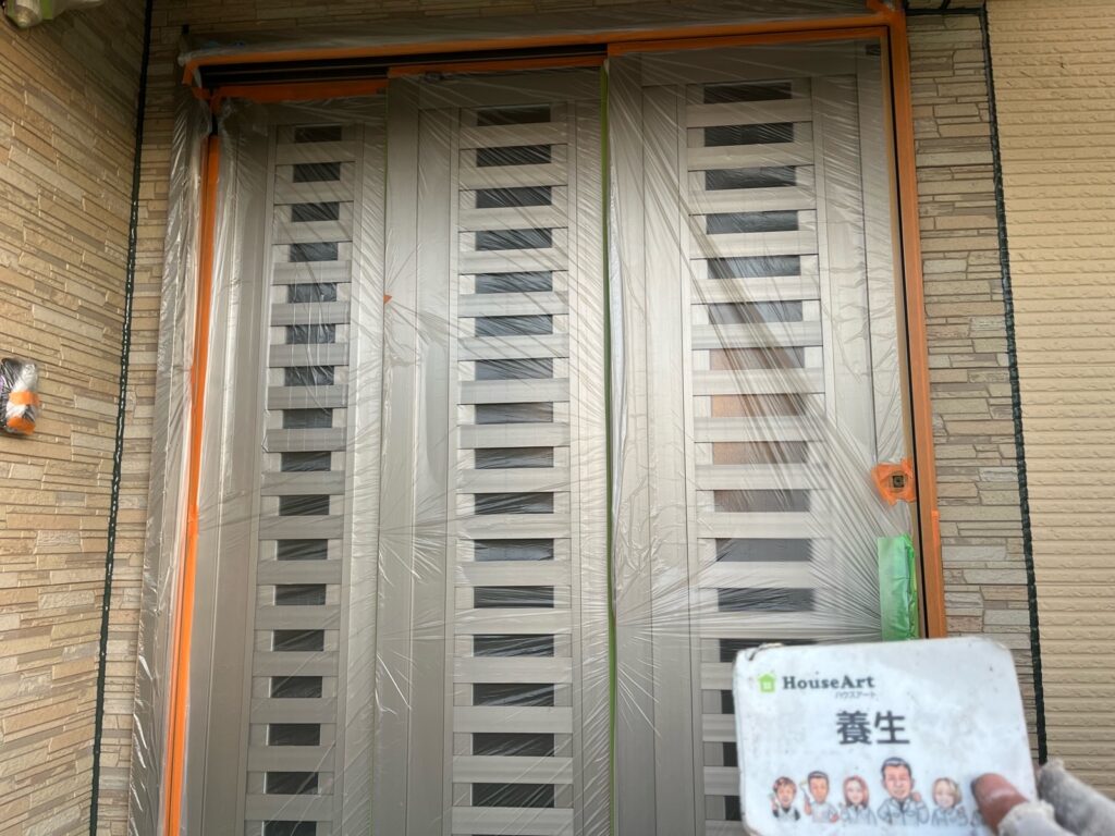 飛散防止作業