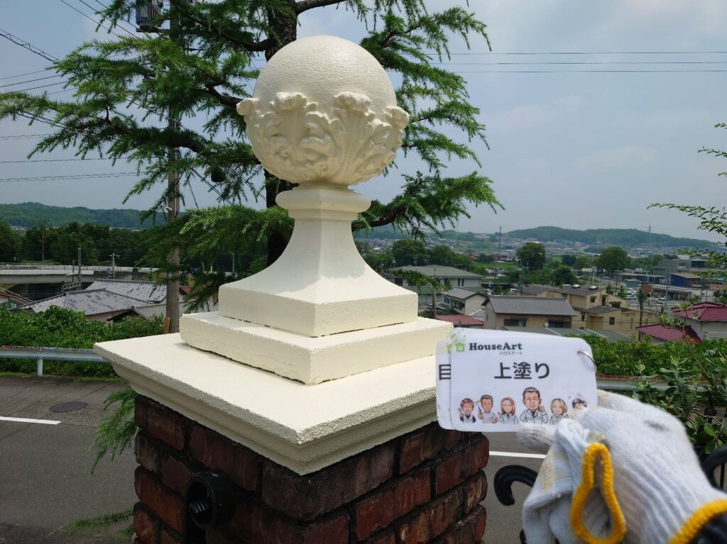 オブジェ　上塗り