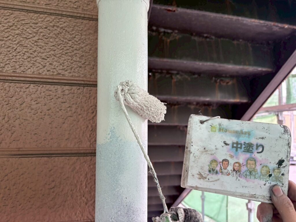 樋　中塗り