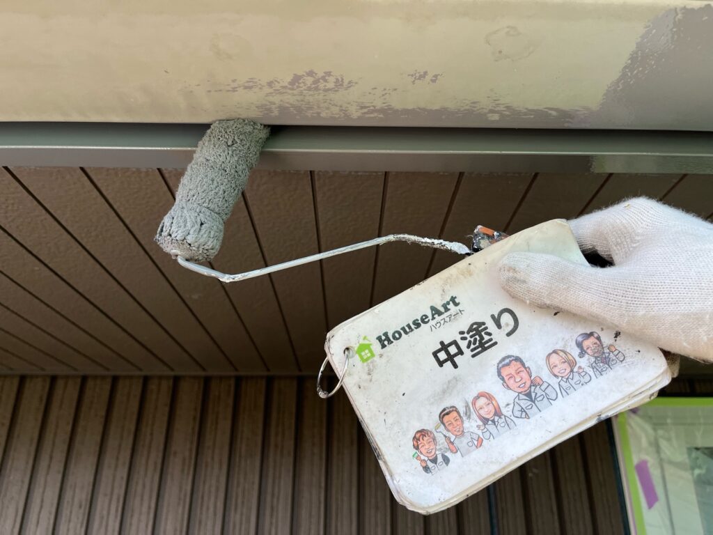 水切り鉄板　中塗り