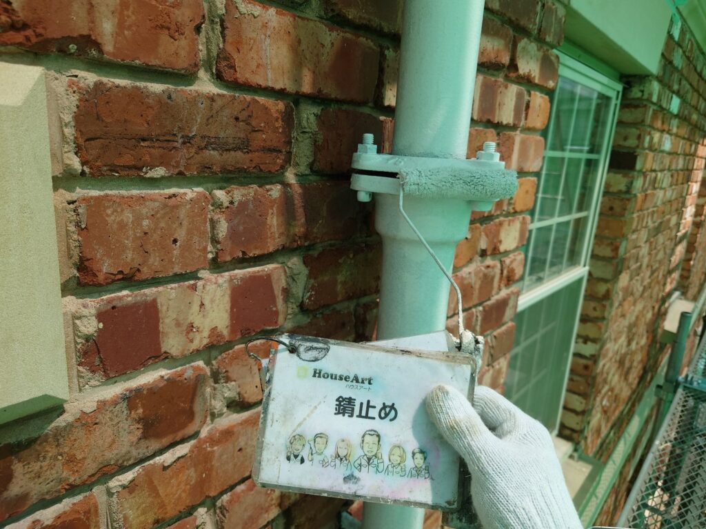縦樋　錆止め