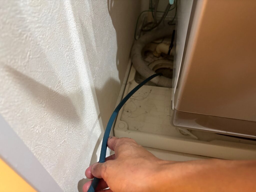 洗濯パン　高圧洗浄