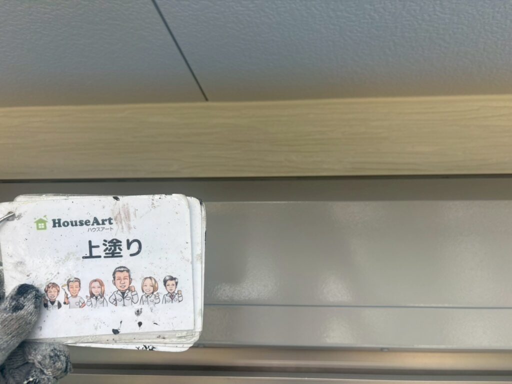 シャッターBOX　上塗り