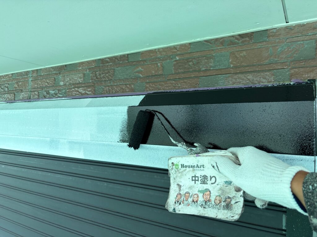 シャッターBOX　中塗り